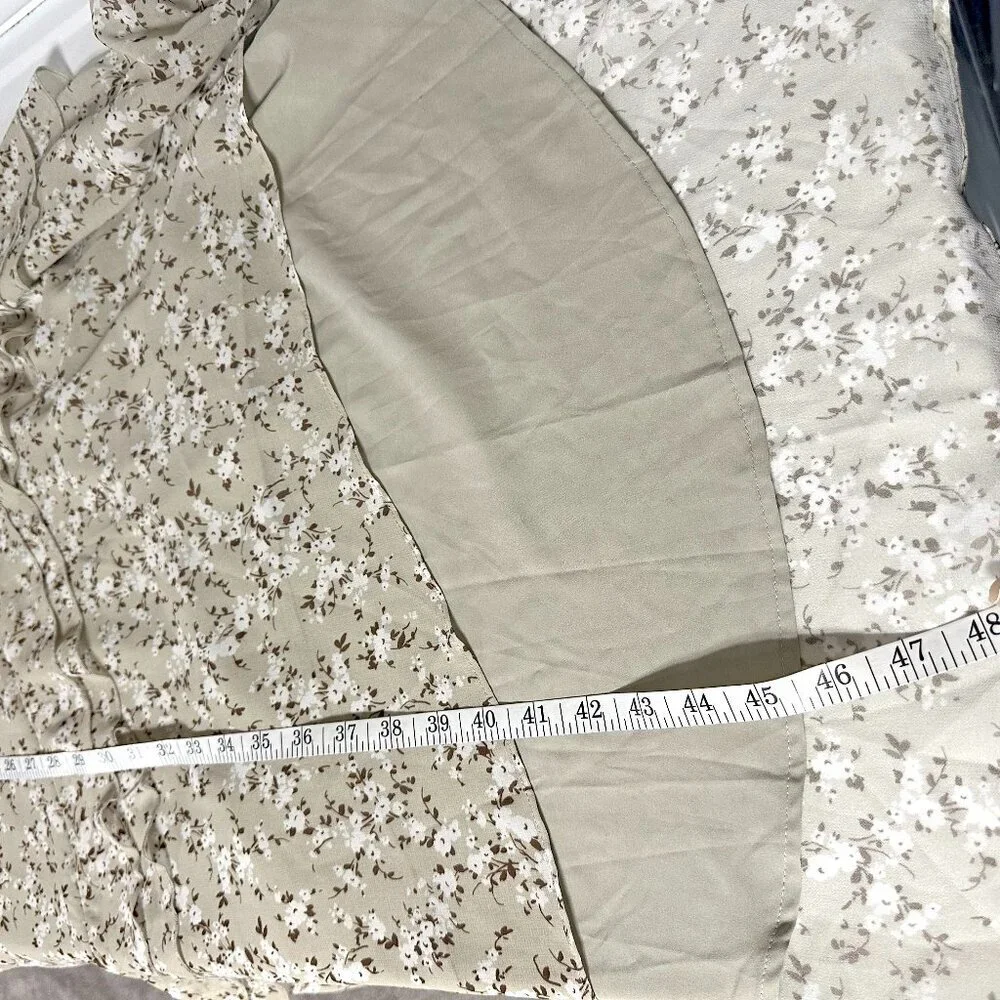 WAYF Morgana Tiered Ruffle Midi Dress - Picture 11 of 11